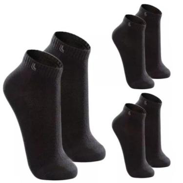 Imagem de Meia Lupo Au Sport Kit3 03220, Preto, 37/40