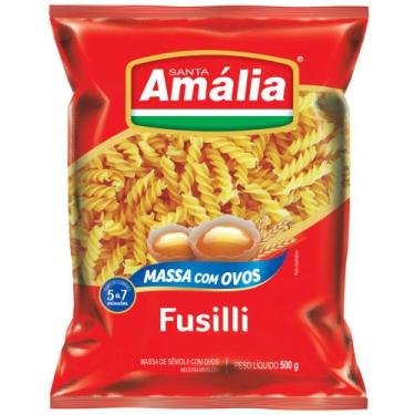 Imagem de Macarrão Santa Amália 500g Com Ovos Fusilli - Santa Amalia