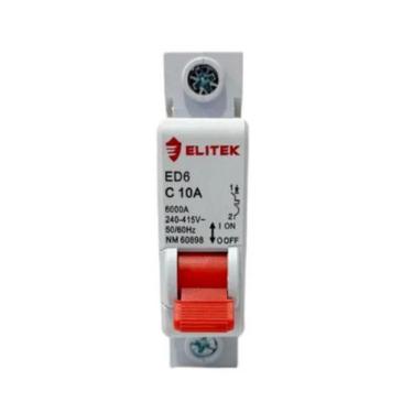 Imagem de Disjuntor Unipolar Mono 10a, 16a, 20a, 25a, 32a, 40a, 50a, 63a - Elite