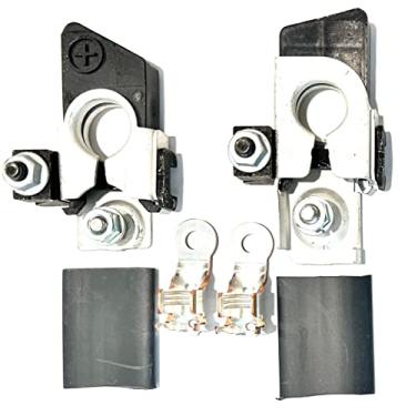 Imagem de EDS Conjunto de terminais EDS NOVO 926-978 e 926-979 terminais de bateria positiva e negativa com porcas e terminais de anel para substituição em Ford GM Chevy Chrysler Jeep Carros caminhonetes Vans