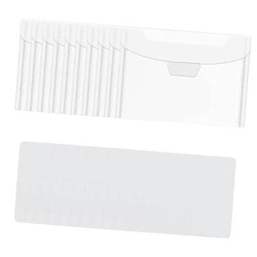 Imagem de FashionCha Painéis Transparentes para Armazenamento de Carimbos, Suprimentos para Scrapbooking, Bolsos Decorativos Grandes, Conjunto Organizador de Carimbos para, 10 peças