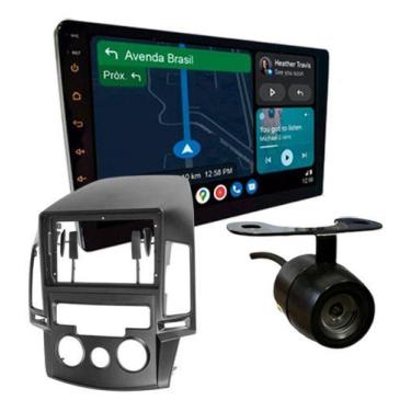 Imagem de Kit central multimidia roadstar 9 pol rs915br android carplay hyundai 