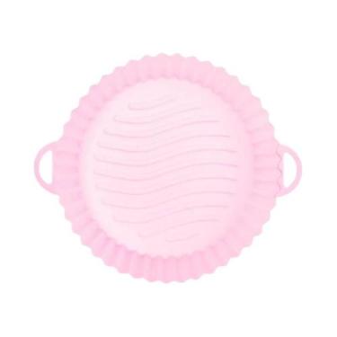 Imagem de Cesto De Silicone Reutilizável Para Air Fryer, Molde Para Forno, Bande