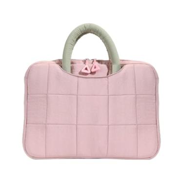 Imagem de predolo Pasta para laptop feminina, bolsa para notebook, fashion, zíperes suaves, leve, bolsa de transporte para computador, de viagem