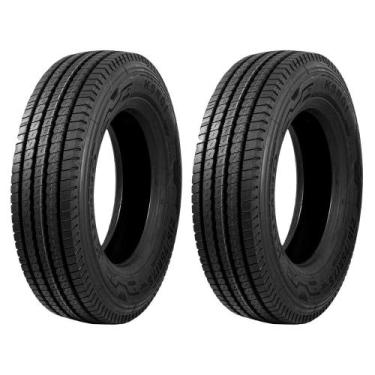 Imagem de Kit 2 Pneus 215/75R17.5 Liso 16 Lonas 126/124L KSR01 Kumho