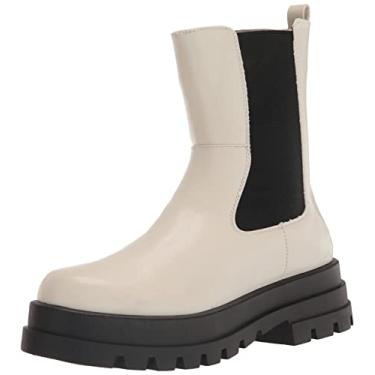 Imagem de Dirty Laundry Bota feminina de cano médio da Chinese Laundry Vines, branca, 40