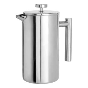 Imagem de YWJLQH Cafeteira de prensa francesa, bule para chá com filtro para casa, escritório, eventos, acessórios para bar, 11.2 X 24.4 Cm 1.5 L