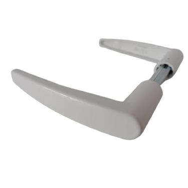 Imagem de Maçaneta Para Fechadura Porta Stam Modelo 33 - Branca