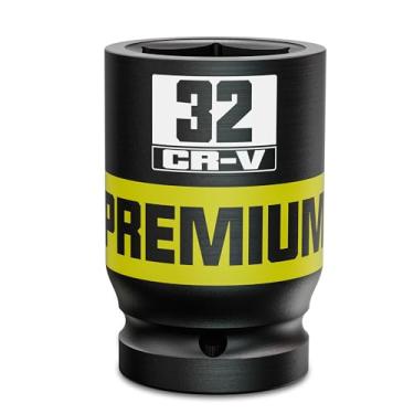 Imagem de Soquete de impacto de 6 pontos com acionamento de 2,5 cm, soquete profundo de 32 mm, métrico, CR-V, fabricação de máquinas de manutenção automotiva