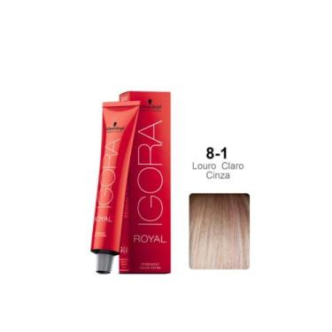 Imagem de Tintura Schwarzkopf Igora Royal 8.1 Louro Cinza Claro