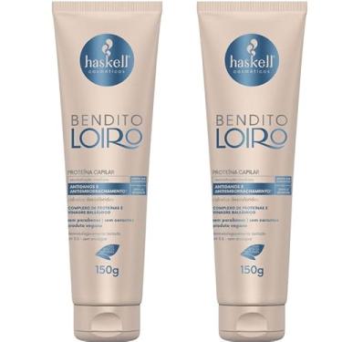 Imagem de Kit 2 Proteina Haskell Creme De Pentear Bendito Loiro 150gr