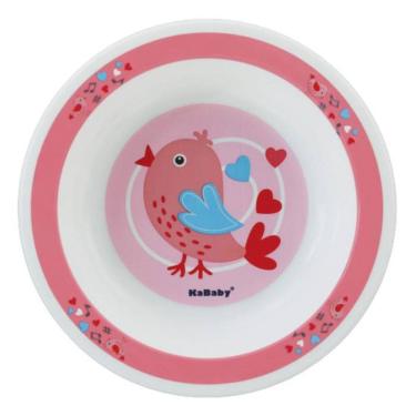 Imagem de Prato Bowl Redondo Pássaro Rosa Kababy
