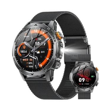 Imagem de Relógio Inteligente Militar Masculino Para Atividades Ao Ar Livre Com 