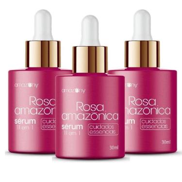 Imagem de Sérum Rosa Amazônica Rosa Mosqueta Serum 100%  - 3 Unidades