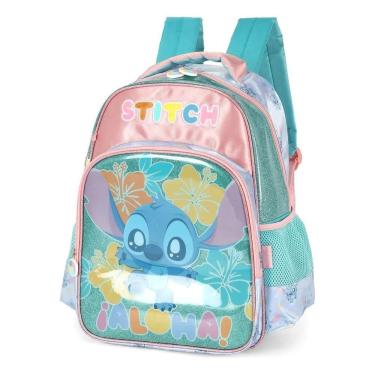Imagem de Mochila Com Alça Para Costas Stitch Scrump Turquesa - Luxcel