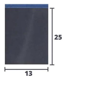 Imagem de Kit Envelope de Segurança com 100 unidades embalagem cinza auto colant