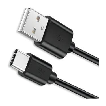 Imagem de Cabo de Dados USB A Tipo C Preto 1m 4.8A Carregamento Rápido