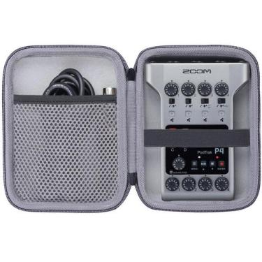 Imagem de Capa protetora rígida para gravador de podcast Zoom PodTrak P4 - co2CR