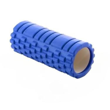 Imagem de Rolo Massagem Foam Roller Liberação Miofascial Soltura Yoga(azul)