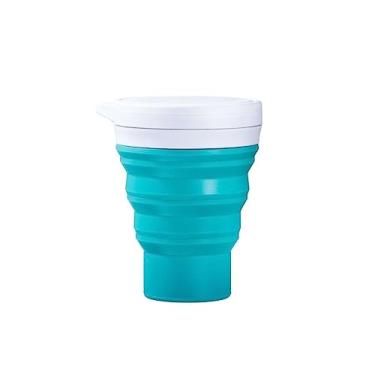 Imagem de Copo Retrátil Menos1Lixo, Cor Kiwi, Portátil e Dobrável
