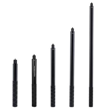 Imagem de Insta360 x 3/4 vara de selfie invisível câmera esportiva panorâmica universal haste de extensão de liga de alumínio para ciclismo (69,8 cm)