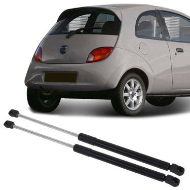 Imagem de Par Amortecedor Tampa Traseira Porta Malas Ford Ka Hatch 1997 à 2001 Mola Gás