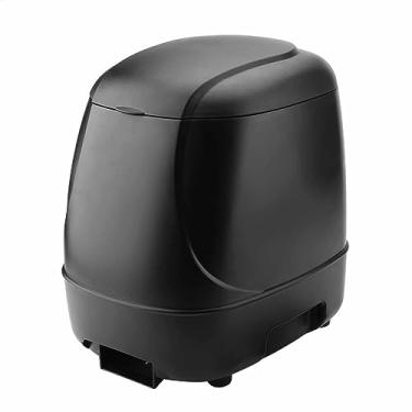 Imagem de Yctze Alimentador Automático de Peixes Ao Ar Livre Com Temporizador para Lago e Aquário - Capacidade de 10L, Giro de 12 Graus, Ajuste de Múltiplas Marchas - Dispensador Alimentado por Bateria para