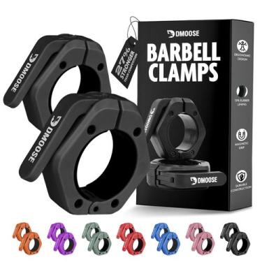 Imagem de Clipes de barra DMoose Fitness Quick Release Olympic 2
