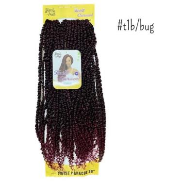 Imagem de Cabelo Para Crochet Braid Estilo Caracol Pre Looped 300g - mhair, t1b/