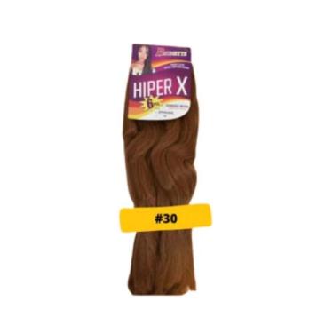 Imagem de Kanekalon Jumbo Jumbão Ideal Pra Tranças Box Braids 400G + 10 Aneis - 
