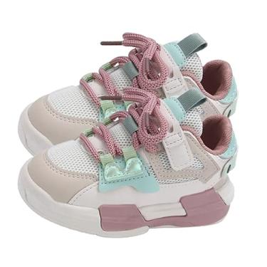 Imagem de Tênis infantil, tênis de corrida infantil, sola macia, evita pés cansados, fecho de gancho respirável para uso diário (26)
