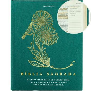 Imagem de Livro - Bíblia NVI com Espaço para Anotações, Tecido, Leitura Perfeita