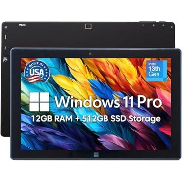 Imagem de Fusion5 Tablet PC profissional Windows 11 integrado nos EUA 11 FWIN232 PRO N5, 12 GB de RAM, SSD de 512 GB, Intel 13ª geração, tablet Windows Full HD, USB C, HDMI - Garantia total de 2 anos com danos
