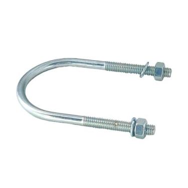 Imagem de Grampo Tipo U2" Rosca de 1/4" 1020, para fixação - FIXAMAIS, Novo