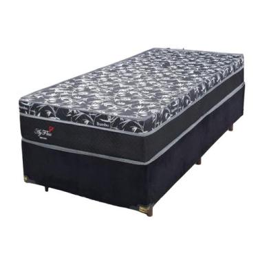 Imagem de Cama Box Colchão Solteiro 88x188 Agflex Uni Face Espuma D28 D65 - A Nu