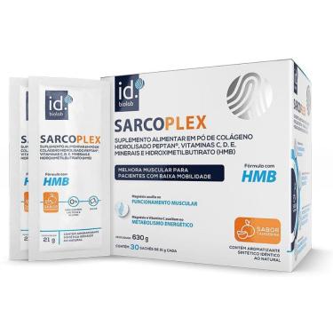 Imagem de Sarcoplex Sabor Tangerina com 30 Sachês de 21g cada