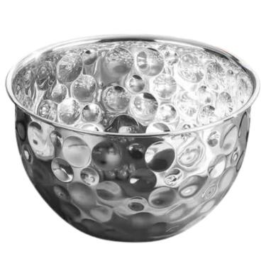 Imagem de Tigela Bowl Inox Cumbuca Saladeira Fruteira Buffet Mesa Posta Sala de Jantar Refeiçao Cozinha Multiuso Resistente