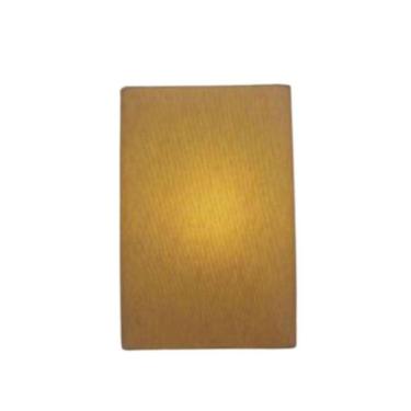 Imagem de Arandela Retangular Retro Vivare Md-2029 Cúpula Em Tecido 18x10x30cm - Bivolt Palha 127-220v