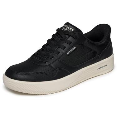 Imagem de Skechers Tênis masculino Arch Fit Court Break-Komfortabel Hands Free Slip-ins, Preto, 46