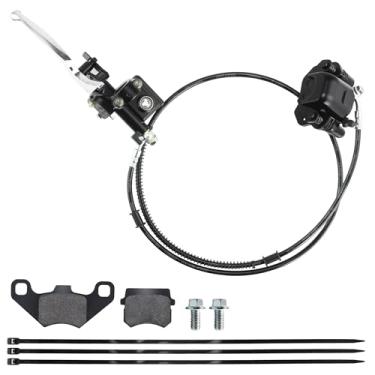 Imagem de PRO BAT Conjunto de pinça de cilindro mestre de freio hidráulico a disco dianteiro, DHBS016