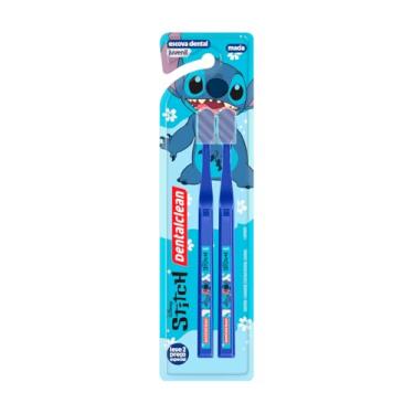 Imagem de Escova Dental Juvenil Stitch Leve 2 Pague 1 Macia - Dental Clean (AZUL)