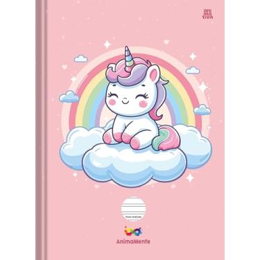 Imagem de Caderno Escolar Brochura 1 Materia 80 Folhas – Animamente Capa A - Capa Dura e Pauta Ampliada.