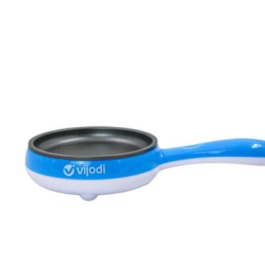 Imagem de Cozedor de Ovos Elétrico a Vapor, 2 Andares, Azul e Rosa, 350W, Capacidade 14 Ovos, com Bandejas Removíveis, 31x15x21cm, 110V