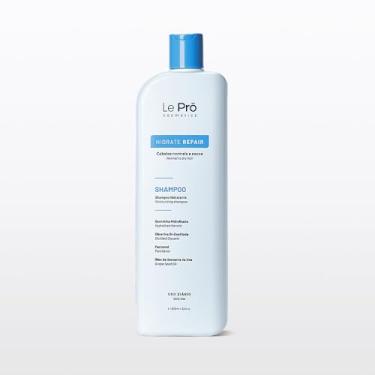 Imagem de Le Prö Hidrate Repair Shampoo Hidratante para Cabelos Normais a Secos, com Queratina Hidrolisada, Glicerina e Óleo de Semente de Uva, 1000ml