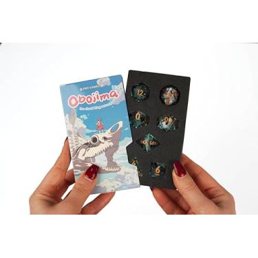 Imagem de Obojima VHS Dice Set – Spirit Dice for Tabletop RPGs (7 Polyhedral Dice)