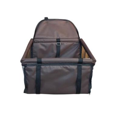 Imagem de Cadeirinha Cadeira Assento Pet de Carro para Cães Cachorro, gatos- Transporte(MARROM)