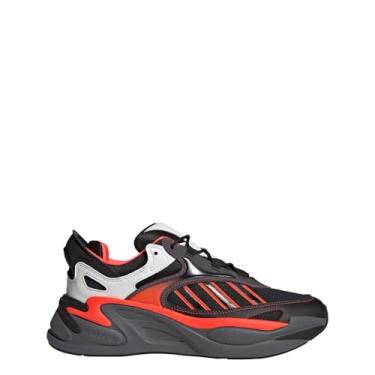 Imagem de Adidas Ozmorph Tênis masculino, Core Black/Grey Five/Solar Red, 44