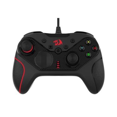 Imagem de Controle Gamer Redragon Rift G710 Pc E Ps3 Preto E Vermelho