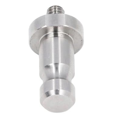Imagem de Hyuduo Adaptador de Poste de Prisma, AD-L02 de Aço Inoxidável para Estação Total GPS RTK, Conector de Base de Rosca 1/4-20 para Topografia e Ambientes Marinhos