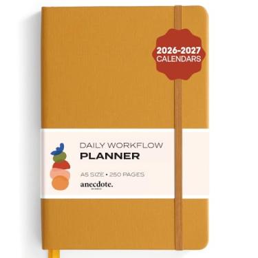 Imagem de Agenda Anedota 2026-2027: um planejador mensal, semanal e diário com calendário | 21,6 cm x 13,2 cm | Organizador de lista de tarefas de capa dura, planejando seu sucesso, comece a qualquer hora